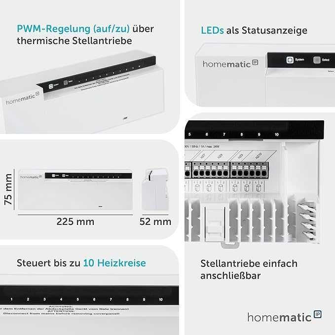 Actuator pentru încălzire prin pardoseală HomeMatic IP