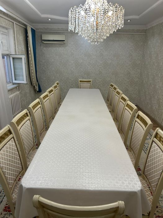 Стол екі штук 5 метр, 18 орындық