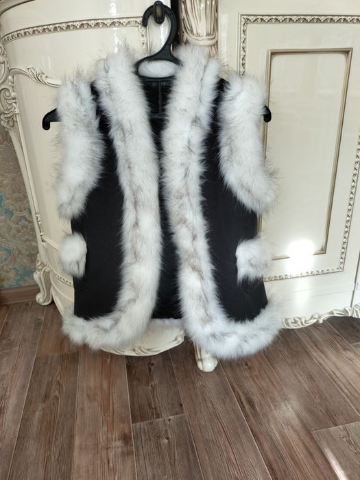 Жилет из цигейки детская