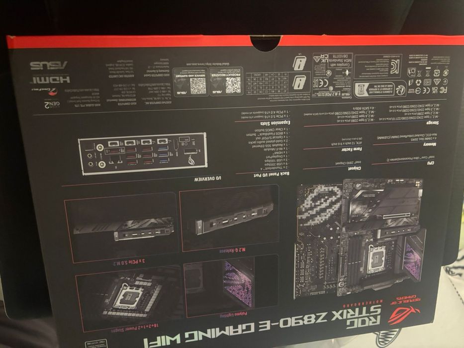 Placa de baza rog Strike z890-E gaming wifi noua