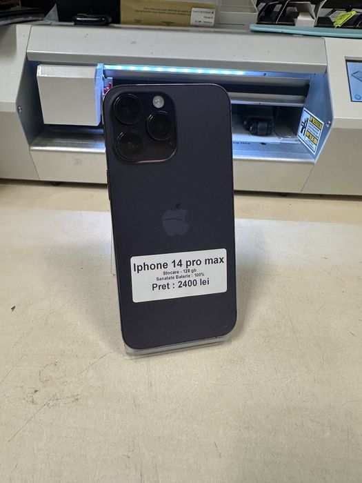 Iphone 14 pro max / 128 gb / 100% baterie / garantie