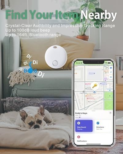 Set de 4 Smart Tag, Air Tracker Airtag compatibil doar cu Apple Find M