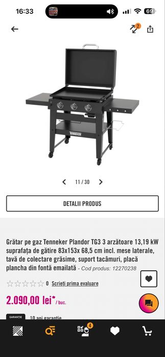 Plancha tenneker