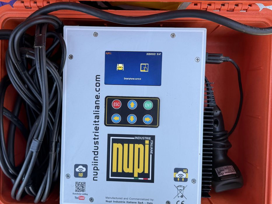 Aparat de sudura prin electrofuziune Nupi italian( Ritmo )cu aplicatie