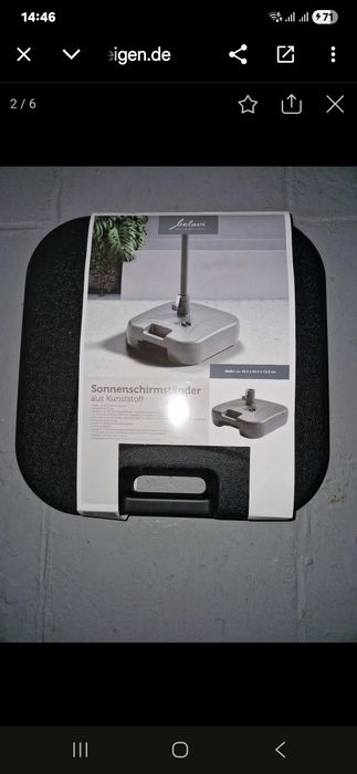 Suport din plastic pentru umbrela