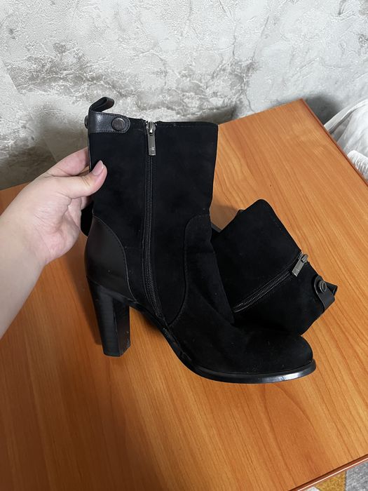 Ботильоны замшевые