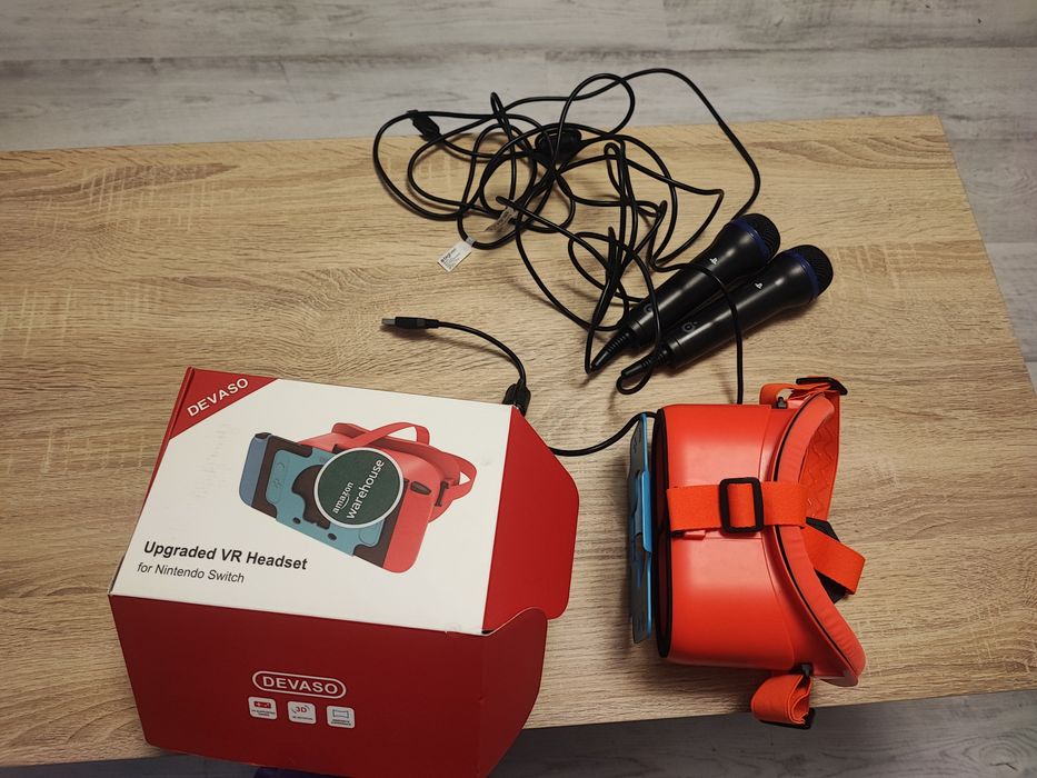 Ochelari VR Nintendo, Set microfon PS +microfon difuzor PS + joc