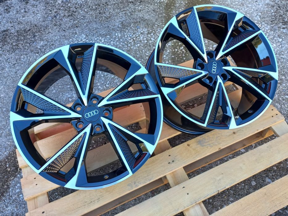 19"Audi Rs 8.5ж ет29 А4 А5 А6 А7 А8 Q3 Q5 Black Polish Чисто Нови