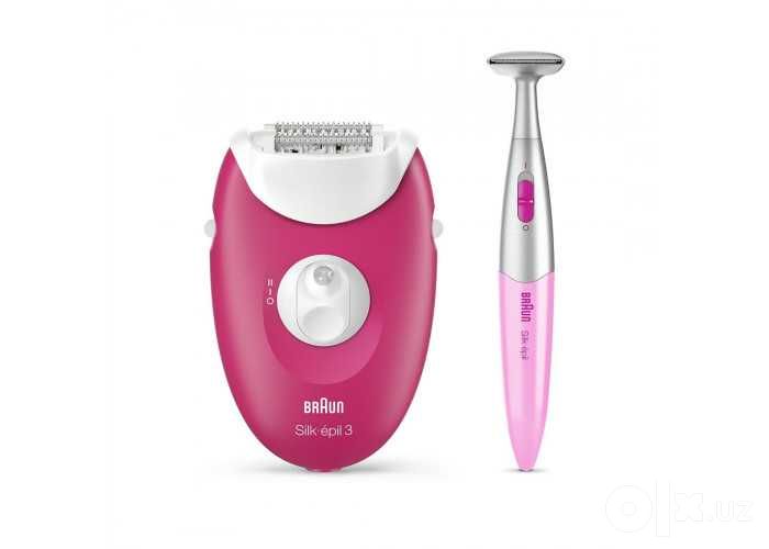 Эпилятор Braun 3-420 Silk-epil 3 розовый