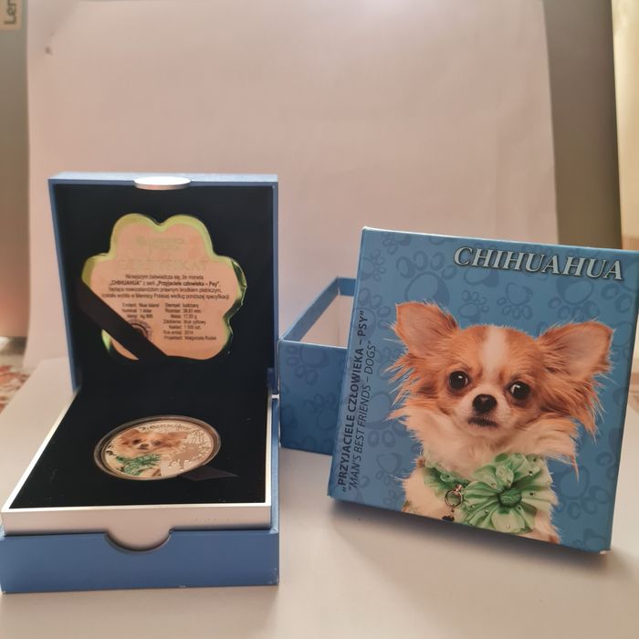 Монета Серебро "Чихуахуа"