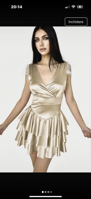 Rochie volane Elegantă