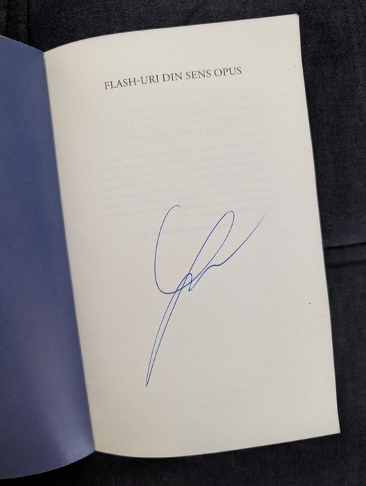 Vând carte "Flash-uri din sens opus" - Marian Godina cu autograf