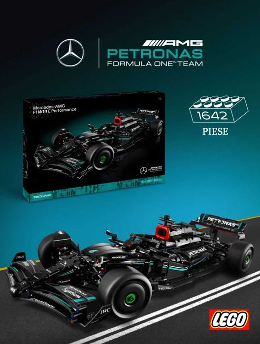 Tip Lego Technic 1:1  Formula 1 - Mercedes - AMG F1 - 1642 piese