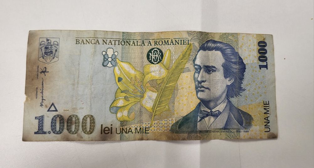 Vând bacnota 1000 lei vechi