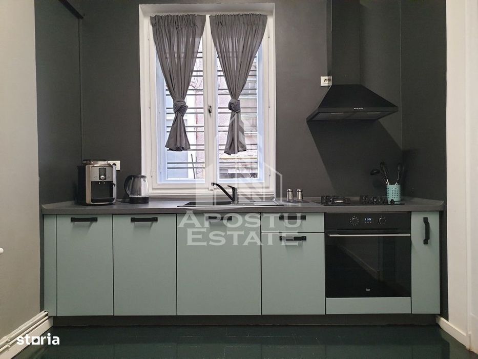 4 camere ultracentral, 132 mp + 2 terase complet renovat in Timisoara