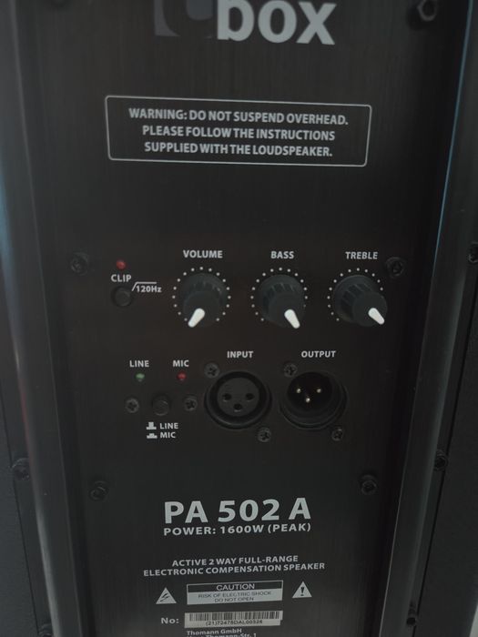 Vand boxă activă the box pa502a