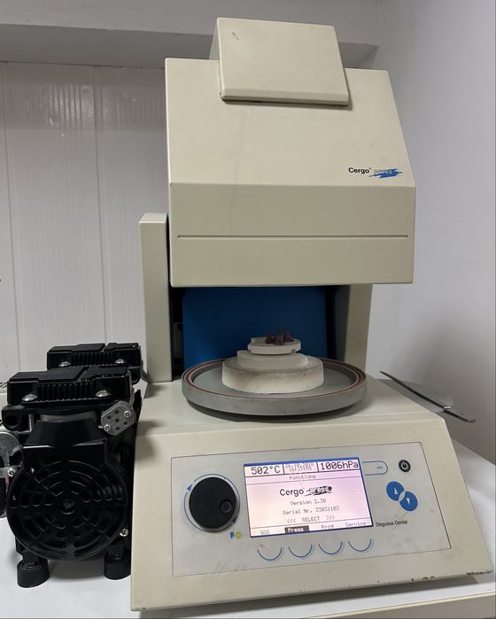 Cuptor de ceramica degussa cargo press laborator tehnica dentara