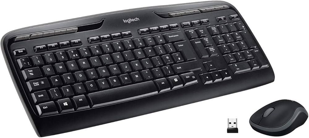 Logitech комплект клавиатура и мишка