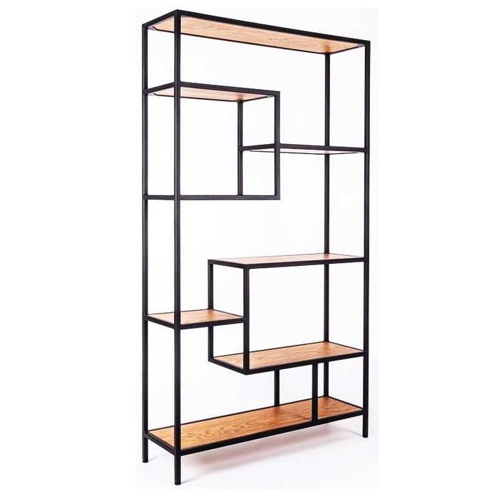 Raft lemn si fier, stil industrial-totul pe comanda-solicita oferta