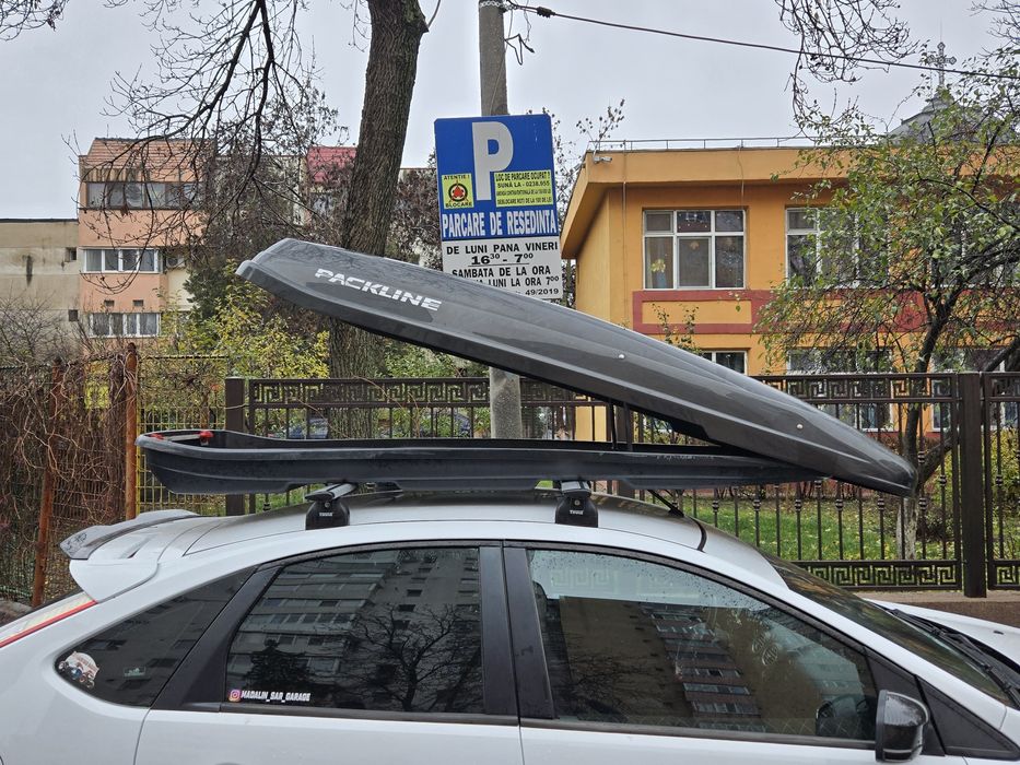 Cutie portbagaj auto plafon Packline transversale