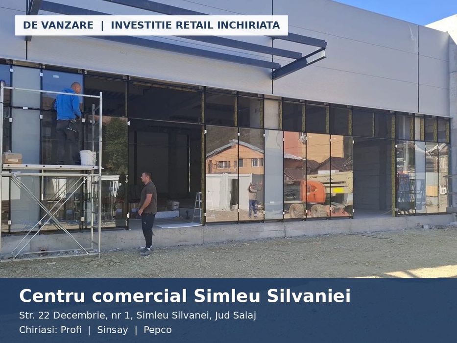 Centru comercial Simleu Silvaniei - Profi, Sinsay, Pepco, preinchiriat