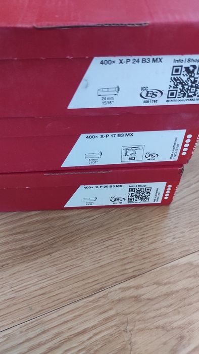 Vand Cuie Hilti BX3 17,20mm