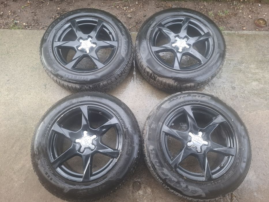 17"Audi джанти+зимни гуми 5х112