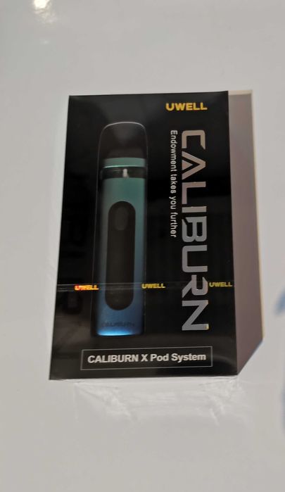 Kit Uwell Caliburn X Pod System - Argintiu Elegant *NOU* Sigilat