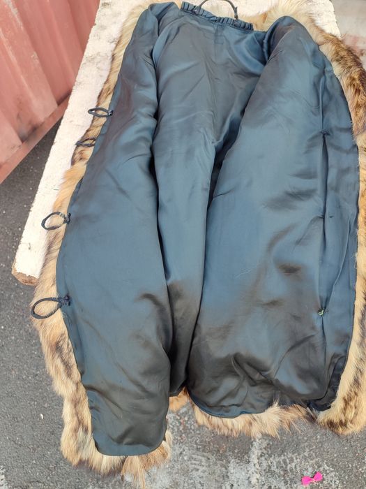 Шуба волчья натуральная