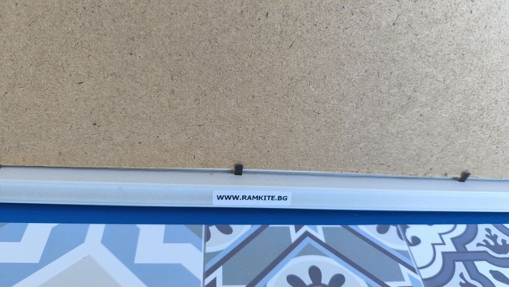 Картина с бяла рамка средиземноморски пейзаж