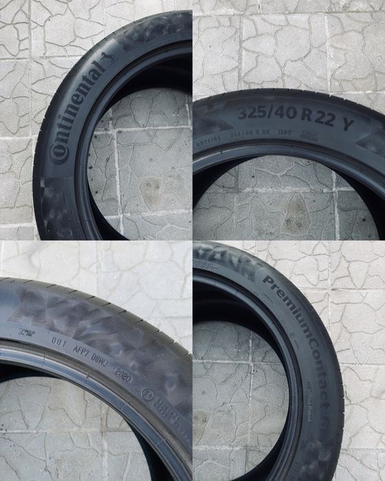 4 броя летни гуми Continental предни 285/45/22 задни 325/40/22