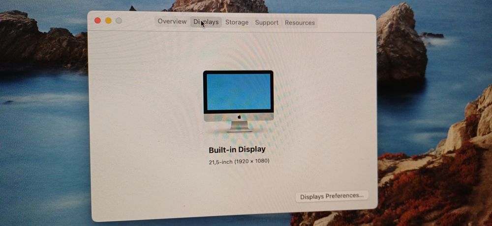 Imac 21,5 inch, 500ssd, 8gb ram, 2015