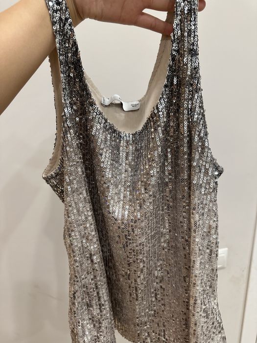 Mango майка с поедками