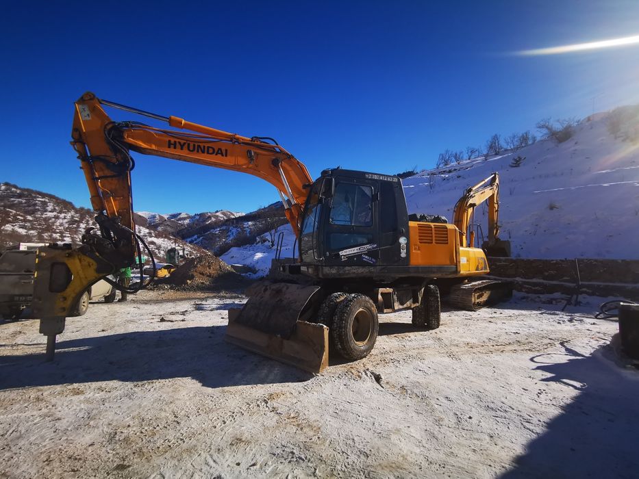 Гидромолот экскаватор  аренда услуги