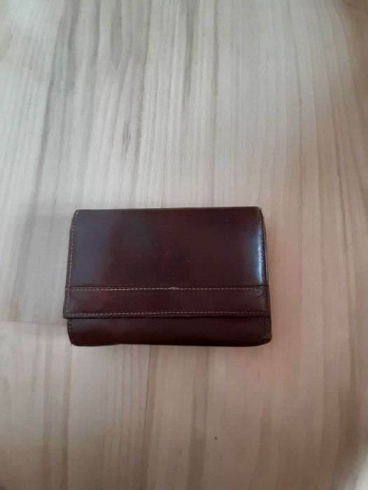 Портфейл, мъжки естествена кожа, цвят-бордо
