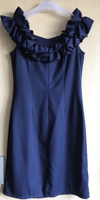 Платье темно-синее