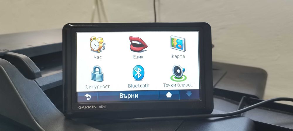 Офроуд навигация Garmin nuvi 1490 блутут с най-новите карти 2025 г.