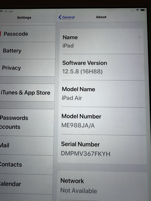 Ipad air Apple 128 gb