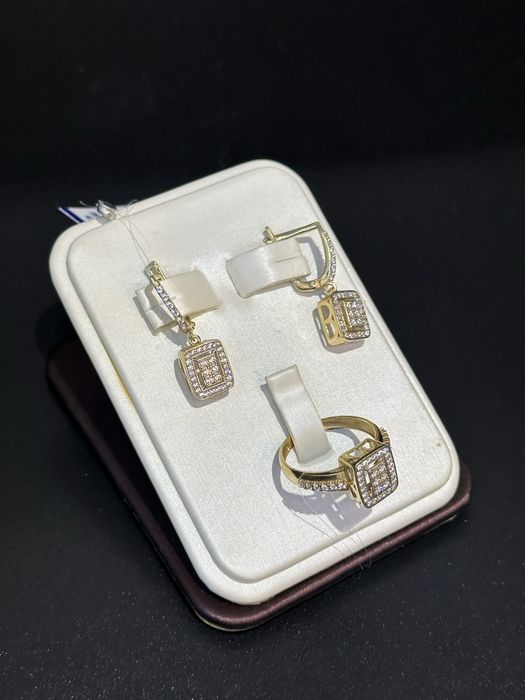 Золото 585  Комплект Кольцо