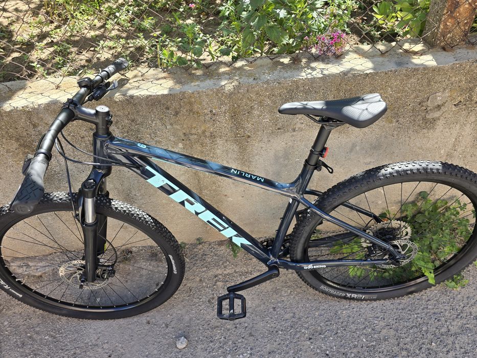 Trek Marlin 6 29 цола 1х10 Deore Shimano L размер Хидравлични дискови спирачки Регулируема вилка Алуминиев