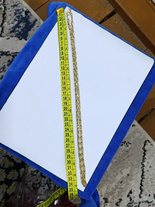 Тилла занжир,Золотая цепочка, проба 585. Вес 13,83 гр длина 70см .