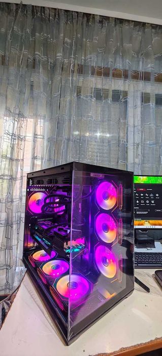 Супер Геймърски Компютър Intel I5 13600KF 14/20 Core/32Gb D5/1TB SSD/GB RTX 3070TI/Гаранция