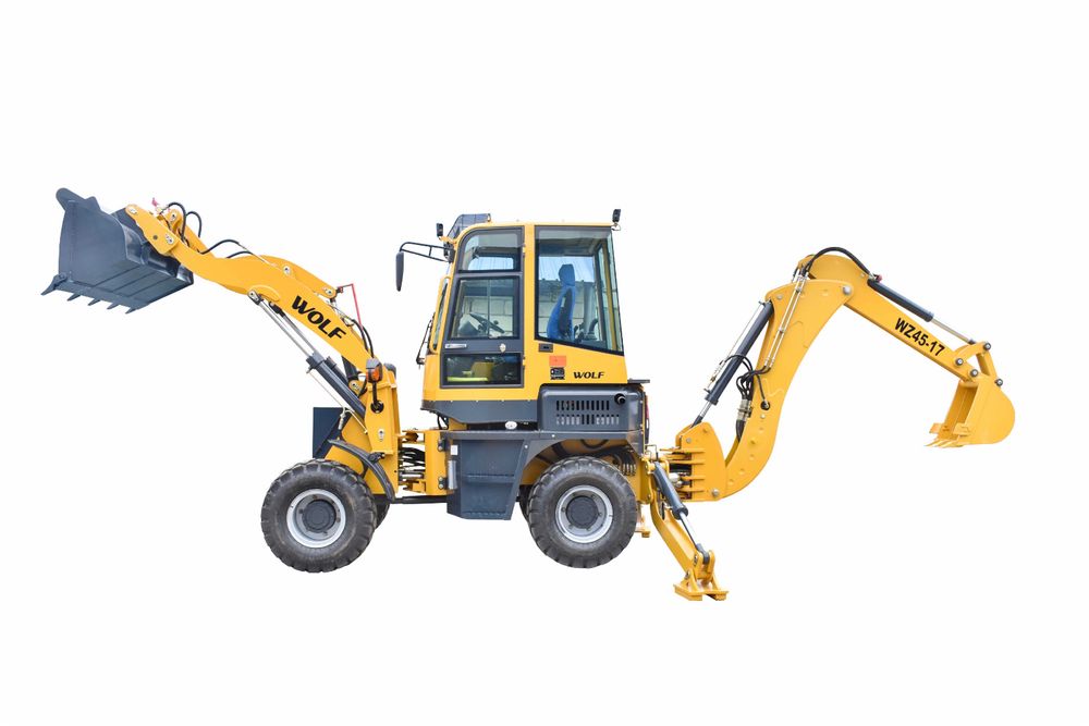 Buldoexcavator INMATRICULABIL, WOLF 1.6T, 52CP