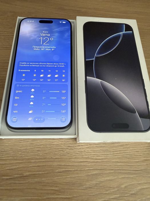 iPhone 16 Pro Max Graphite 256GB-Като нов 98% батерия
