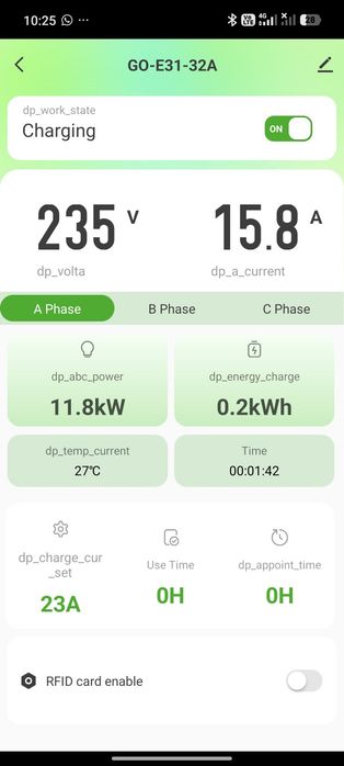 Wallbox Stație EV 22kw Smart RFID