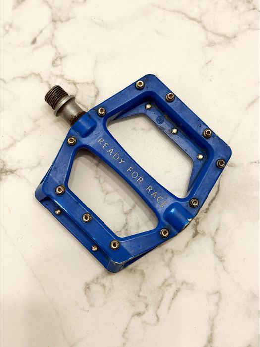 Pedale MTB Flat RFR (Cube) - Aluminiu - Pini Detașabili - Albastre