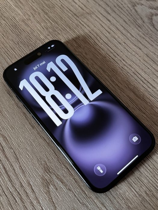 iPhone 16 256GB Negru, Stare Excelentă, 91%
