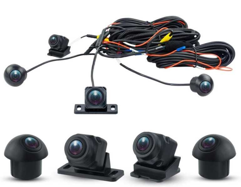 КОМПЛЕКТ 4БР AHD КАМЕРИ 360° Орлово око 720P, 339