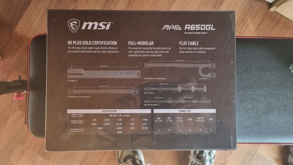 Sursa MSI 650w modulara