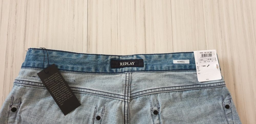 Replay Newbill Mens Size 31/33 НОВО! ОРИГИНАЛ! Мъжки Дънки!